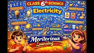Class 6th Science |   Electricity  | English Medium | Meritorious Learning #onlineclasses