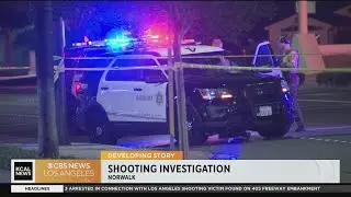 Deputies search for three suspects after a man is shot in Norwalk