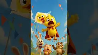 Kite Flying Festival &ndash; Sunny Quark the Duck Flies#animation #viralduck #funny #cartoon #storyloop