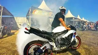 20&ordm; MOTO LAGUNA 2017 - MELHORES MOMENTOS - KAWASAKI NINJA H2 - YAMAHA R1 - BURNOUT