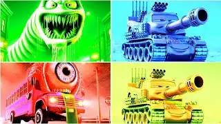 SCHOOL BUS 🆚 THOMAS TRAIN 🆚 MCQUEEN TANK  - COFFIN DANCE SONG | TILES HOP #121