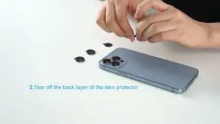 iPhone Camera Lens Protector Installation Guide (OMOTON L001)