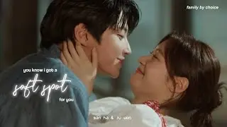 san ha & ju won ➤ soft spot | family by choice