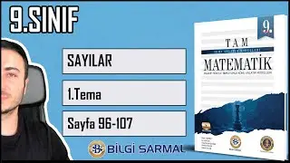 9.Sınıf 1.Tema(10) SAYILAR / Bilgi Sarmal TAM Çözümleri (Sf96-107) (Eşitsizlik Kavramı)