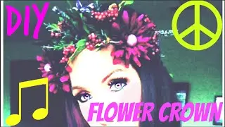 DIY FLOWER CROWN : How to make a flower crown