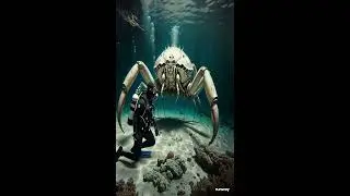 Deep-Sea Diver Encounters Giant Alien-Like Crab | Mysterious Underwater Discovery