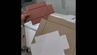 Manual V grooving machine. MDF (medium density board) #rigidboxmachine #groovingmachine