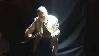 Michele Sangineto suona il salterio.