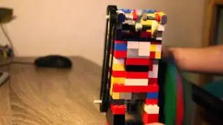 Single Cylinder SOHC Lego Vacuum Engine (Cool Sound)
