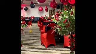 Watch me transform this ballroom &ldquo;For Lovers Only&rdquo; event decor..  #design #decor #event