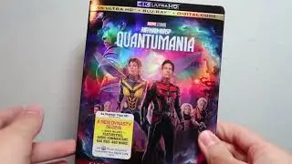 Ant-Man and the Wasp: Quantumania Blu-ray 4K Unboxing (One Shot)
