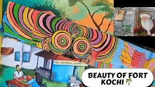 Fort Kochi Street Art 🎭🎨🌳 #artstreet #fortkochi 