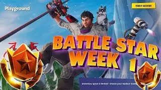 How to Find Secret Battle Star (Week 1) - Fortnite Battle Royale
