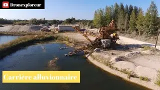 🇫🇷Carri&egrave;re alluvionnaire et son installation avec pelle🔶Volvo EC380.