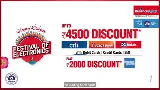 Avail Dhamakedar Diwali Offers At The #FestivalOfElectronics