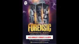 FORENSIC PROPHETIC NIGHT | WITH PROPHET EVANS BARNING | JANUARY 24TH, 2026