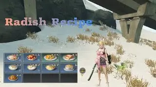 شرح عمل وجبات الفجل لعبه لايف افتر Lifeafter Radish Recipe