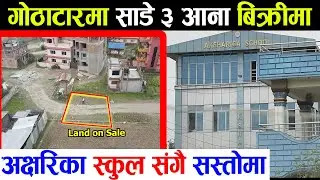 Gothatar को सबै भन्दा राम्रो जग्गा | Sampatti Sewa | Ghar Jagga Kathmandu | Adhikari Real Estate