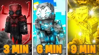 A Cada 3 Minutos VIRAMOS UM HERÓI MAIS FORTE no Minecraft ‹ Ine ›