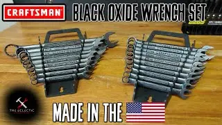 CRAFTSMAN, Made in the USA, New Older Stock 'NOS' 19-Piece Black Oxide Wrench Set