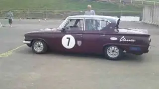 ultimate classic ford comp 2010 consul classic auto test, santa pod