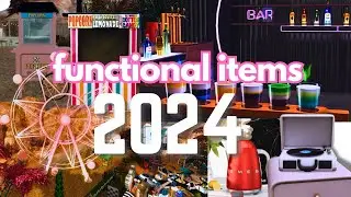 🛍️✨25+ FUNCTIONAL ITEMS 2024✨| SIMS 4