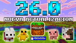 🐥YA LLEGO MINECRFAFT 26.0 OFICIAL, 🐖NUEVA ACTUALIZACION
