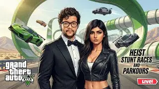 GTA 5 Online LIVE | Heists, Stunt Races & Parkours | #gta5 #gta5live #shorts #shortslive