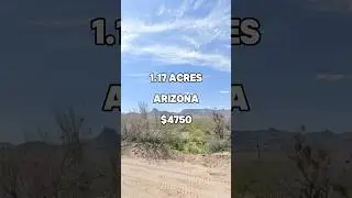 1.17 Acres for Sale in Golden Valley, Arizona for $4,750 #land #property #investing #shorts #fyp