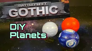 Battlefleet Gothic: пошаговое руководство по созданию планет для BFG своими руками.