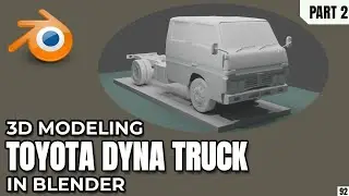 3D Modeling: Toyota Dyna Truck | Part 2 &ndash; Front Grill & Headlights