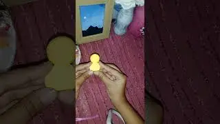 air dry clay craft idea cute doll duck