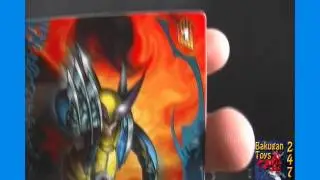 Распаковка бакугана против Marvel Pyrus Titanium Dragonoid и желтого Aquos Wolverine