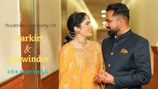 Wedding Ceremony Live Stream | Harkirt & Rajwinder | Sukhy Studio