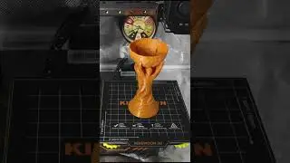 FIFA World Cup Trophy Time Lapse on the KINGROON KP3S 3D Printer