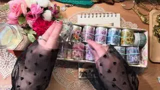 Vintage Collage Magic #asmrsounds #journaling #junk journal#vintage journal#prettyjournal