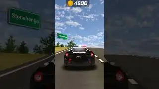 USA police on road.