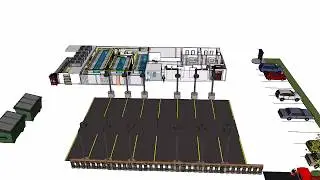 Data Center Tier lll SketchUp