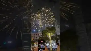 BGC Metro Manila New Year fireworks 🎇#trending #newyear2026 #fireworks #shorts