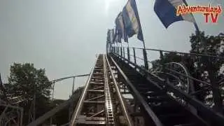 The Hurricane Roller Coaster at Adventureland Long Island (Official On-Ride POV)