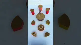 Perfect Sand Cake Cutting 😍 | Super Satisfying ASMR Sand Art #shorts