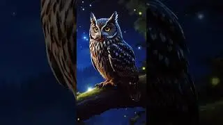 Forest Night #asmr #relaxsound #ambience #forestsound #owlsounds
