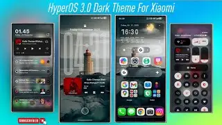 Dark IOS 26 Glass Themes Pack - Premium Chinese Themes For Xiaomi Global#sardarjitruetech 