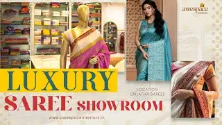 Modern Saree Shop Interior Transformation | Awespace Interiors | Interior Design | Hyderabad |