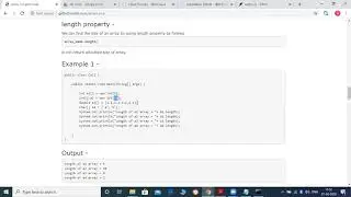 22.2 - length property of array in java