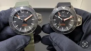 41mm Hamilton Khaki Navy Frogman