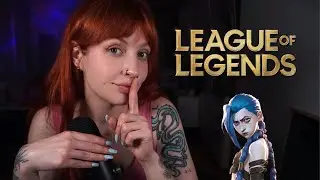 ASMR Играю в League of Legends с JINX в WHISPERS | Много FLAMEO