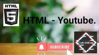 How to embed Youtube video in HTML || HTML-Youtube.