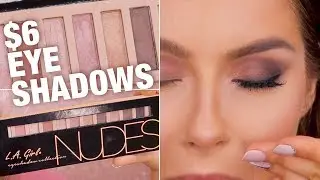 L.A. Girl $6 Nudes Eyeshadow Palette Review & Tutorial