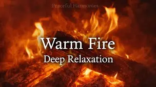 Relaxing Fire Sounds & Soft Piano 🎹🔥 | Calm Ambient Music for Stress Relief